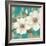 Aqua Floral II-Tc Chiu-Framed Art Print