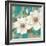 Aqua Floral II-Tc Chiu-Framed Art Print