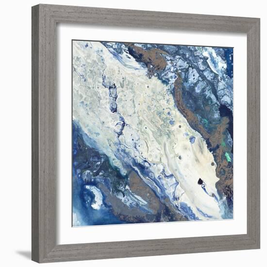 Aqua Flow I-Rikki Drotar-Framed Giclee Print