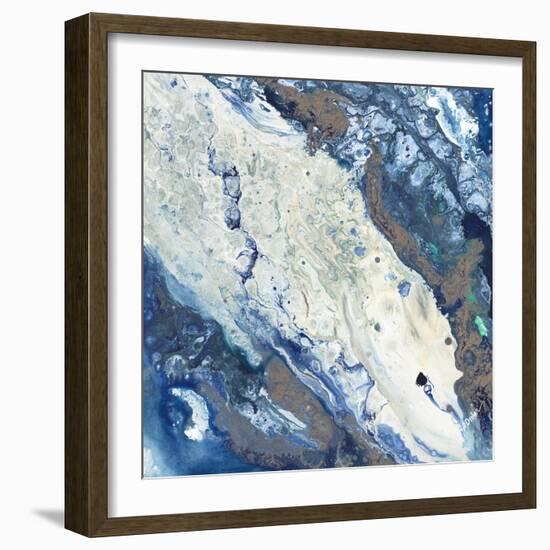 Aqua Flow I-Rikki Drotar-Framed Giclee Print