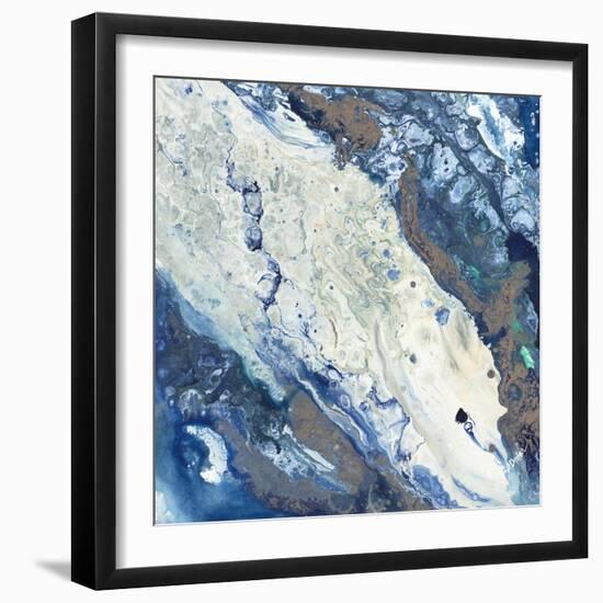 Aqua Flow I-Rikki Drotar-Framed Giclee Print