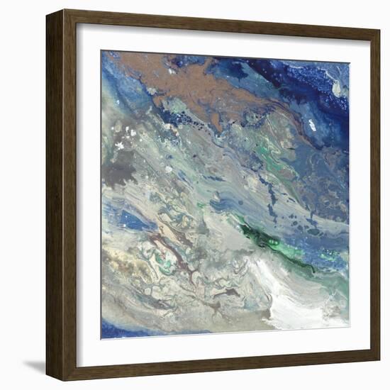 Aqua Flow II-Rikki Drotar-Framed Giclee Print