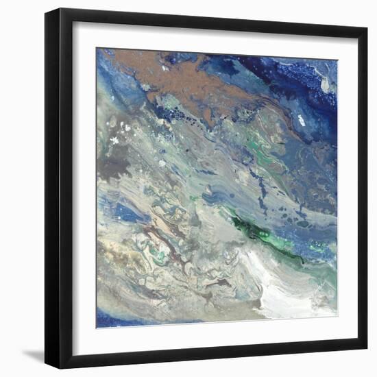 Aqua Flow II-Rikki Drotar-Framed Giclee Print