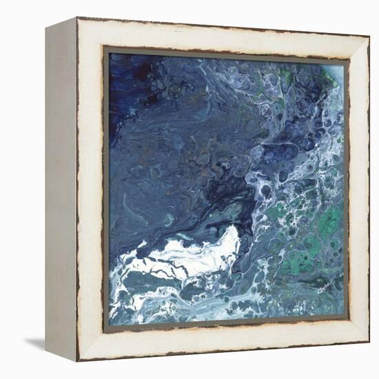 Aqua Flow III-Rikki Drotar-Framed Premier Image Canvas