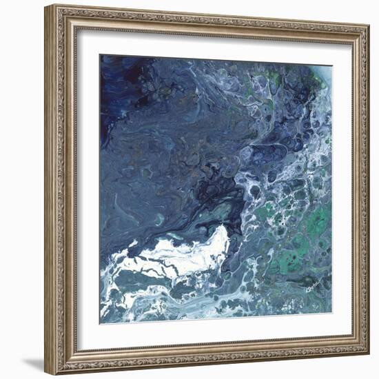 Aqua Flow III-Rikki Drotar-Framed Giclee Print