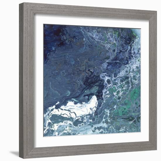 Aqua Flow III-Rikki Drotar-Framed Giclee Print