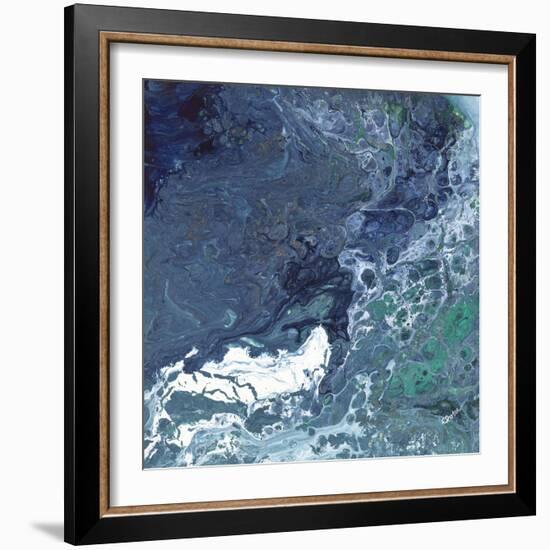 Aqua Flow III-Rikki Drotar-Framed Giclee Print