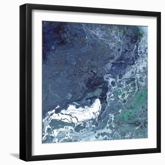 Aqua Flow III-Rikki Drotar-Framed Giclee Print