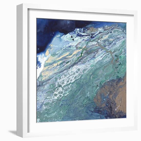 Aqua Flow IV-Rikki Drotar-Framed Giclee Print