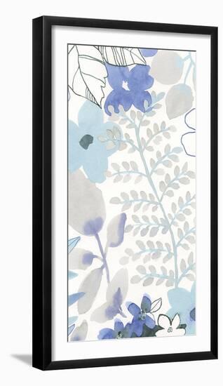 Aqua Foliage-Sandra Jacobs-Framed Giclee Print