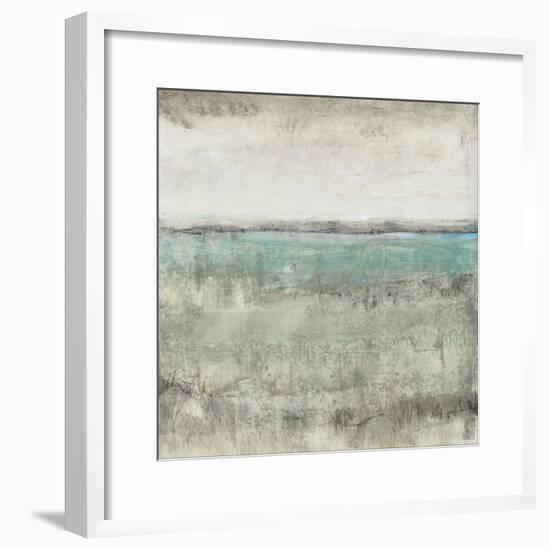 Aqua Horizon I-null-Framed Premium Giclee Print