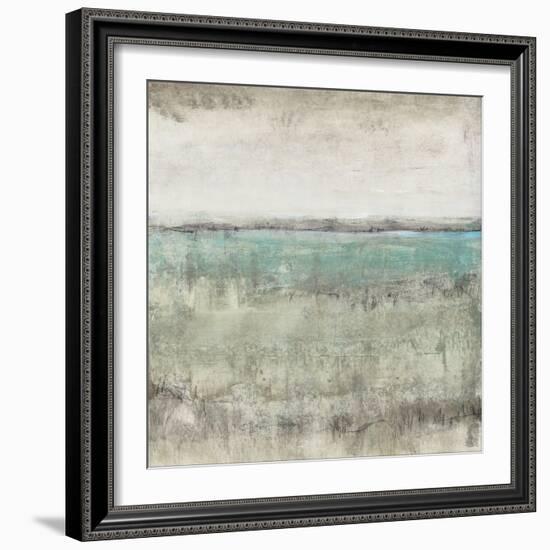 Aqua Horizon I-null-Framed Premium Giclee Print