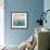 Aqua Light-Karen Lorena Parker-Framed Art Print displayed on a wall