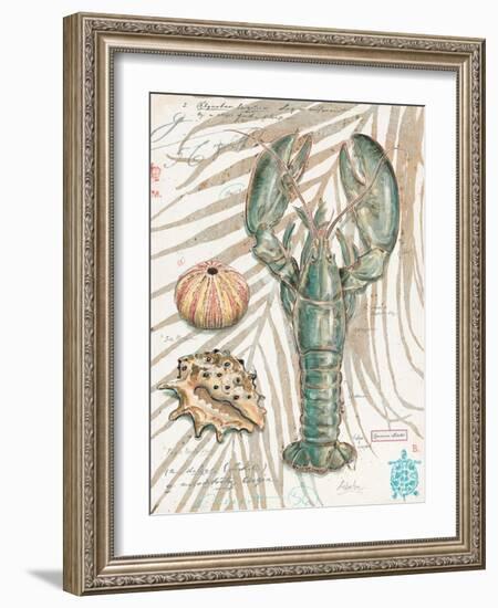 Aqua Lobster-Chad Barrett-Framed Art Print