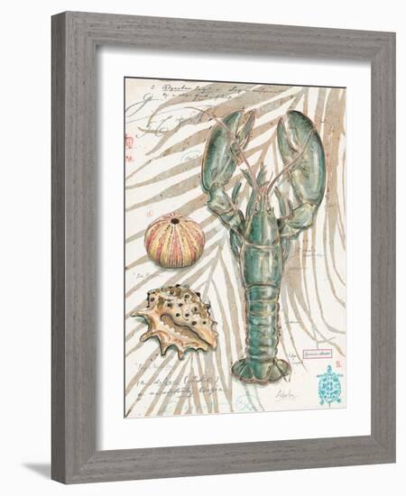 Aqua Lobster-Chad Barrett-Framed Art Print