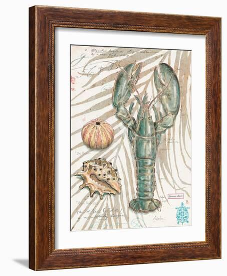 Aqua Lobster-Chad Barrett-Framed Art Print