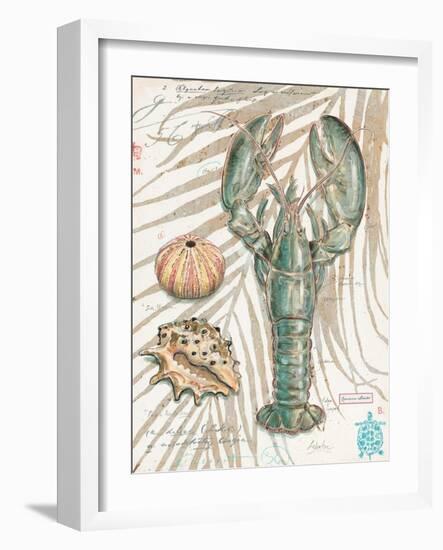 Aqua Lobster-Chad Barrett-Framed Art Print