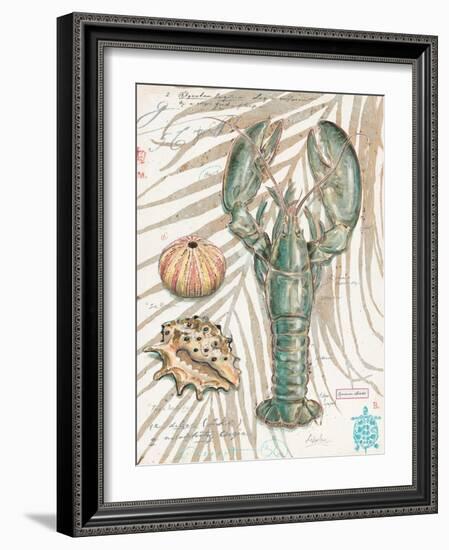 Aqua Lobster-Chad Barrett-Framed Art Print