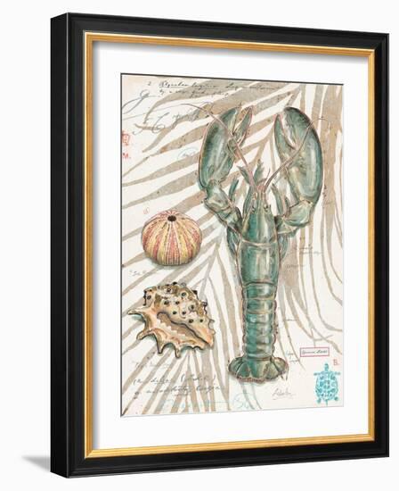 Aqua Lobster-Chad Barrett-Framed Art Print