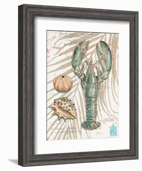 Aqua Lobster-Chad Barrett-Framed Art Print