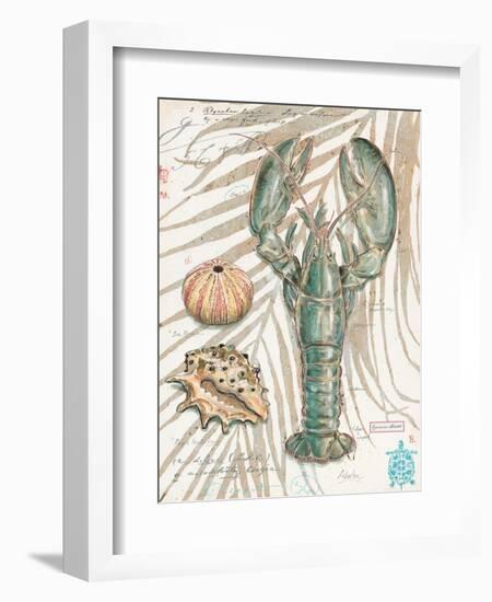 Aqua Lobster-Chad Barrett-Framed Art Print