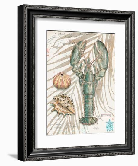 Aqua Lobster-Chad Barrett-Framed Art Print