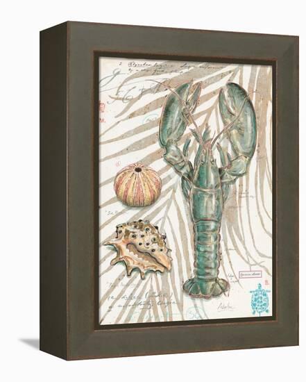 Aqua Lobster-Chad Barrett-Framed Stretched Canvas