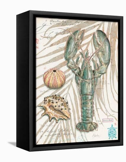 Aqua Lobster-Chad Barrett-Framed Stretched Canvas