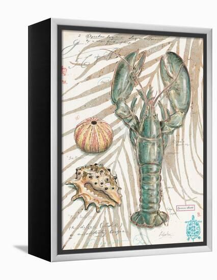 Aqua Lobster-Chad Barrett-Framed Stretched Canvas