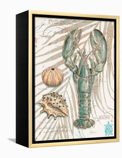 Aqua Lobster-Chad Barrett-Framed Stretched Canvas