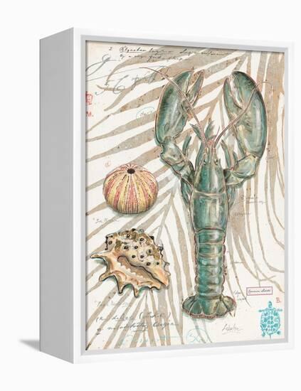 Aqua Lobster-Chad Barrett-Framed Stretched Canvas