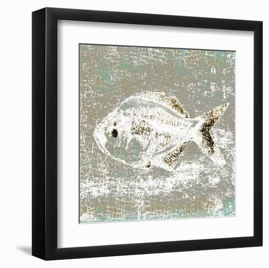 Aqua Marine IX-null-Framed Art Print