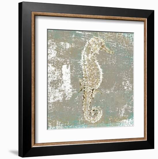 Aqua Marine V-null-Framed Art Print