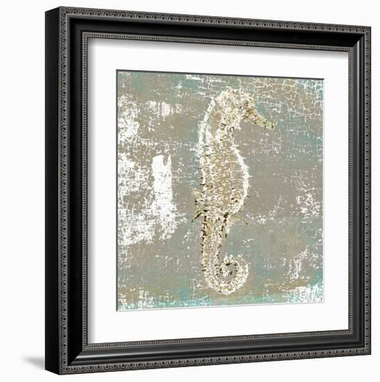 Aqua Marine V-null-Framed Art Print