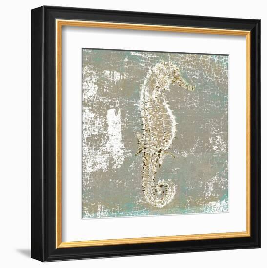 Aqua Marine V-null-Framed Art Print