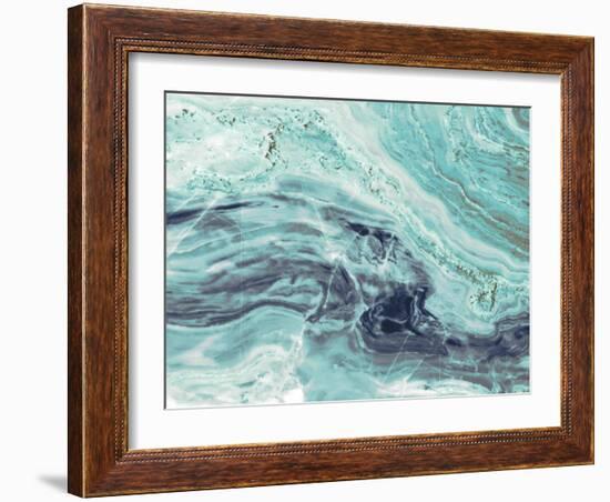 Aqua Mineral-Susan Bryant-Framed Art Print