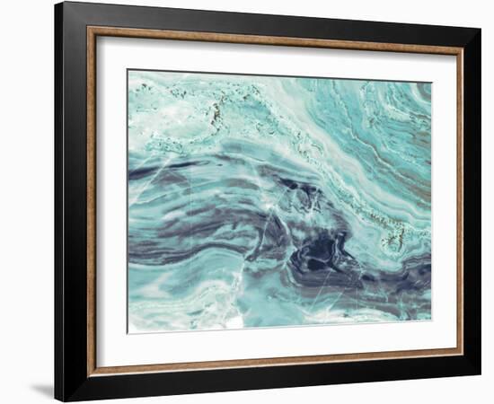 Aqua Mineral-Susan Bryant-Framed Art Print