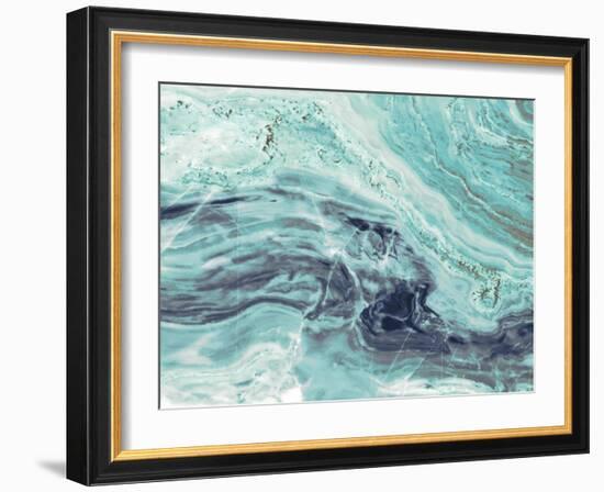 Aqua Mineral-Susan Bryant-Framed Art Print