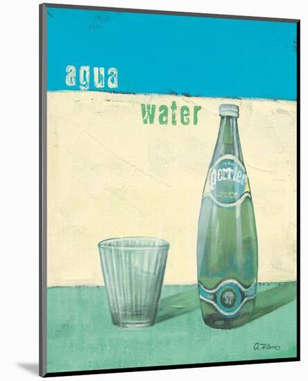 Aqua Minerale-Anna Flores-Mounted Premium Giclee Print