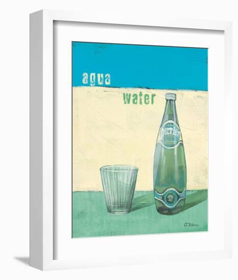 Aqua Minerale-Anna Flores-Framed Art Print