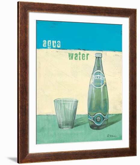 Aqua Minerale-Anna Flores-Framed Art Print