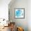 Aqua Mint Clematis I-Chris Paschke-Framed Art Print displayed on a wall