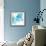 Aqua Mint Clematis II-Chris Paschke-Framed Art Print displayed on a wall