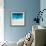 Aqua Ocean Waves II-Maggie Olsen-Framed Art Print displayed on a wall