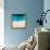 Aqua Ocean Waves II-Maggie Olsen-Framed Stretched Canvas displayed on a wall