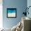 Aqua Ocean Waves II-Maggie Olsen-Framed Stretched Canvas displayed on a wall