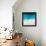 Aqua Ocean Waves II-Maggie Olsen-Framed Stretched Canvas displayed on a wall