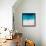 Aqua Ocean Waves II-Maggie Olsen-Framed Stretched Canvas displayed on a wall