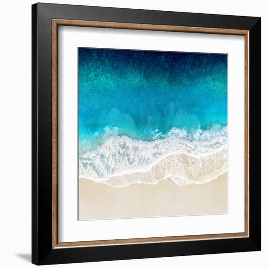 Aqua Ocean Waves II-Maggie Olsen-Framed Art Print