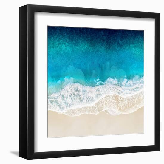 Aqua Ocean Waves II-Maggie Olsen-Framed Art Print